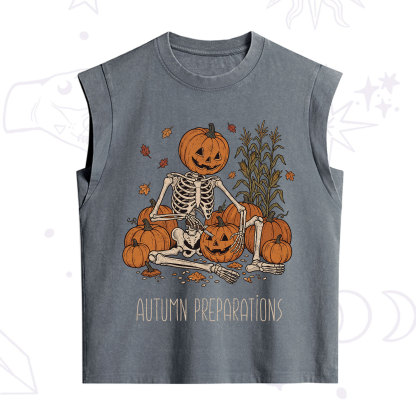 Purplehecate Witch Hat Pumpkin Vintage Washed Tank