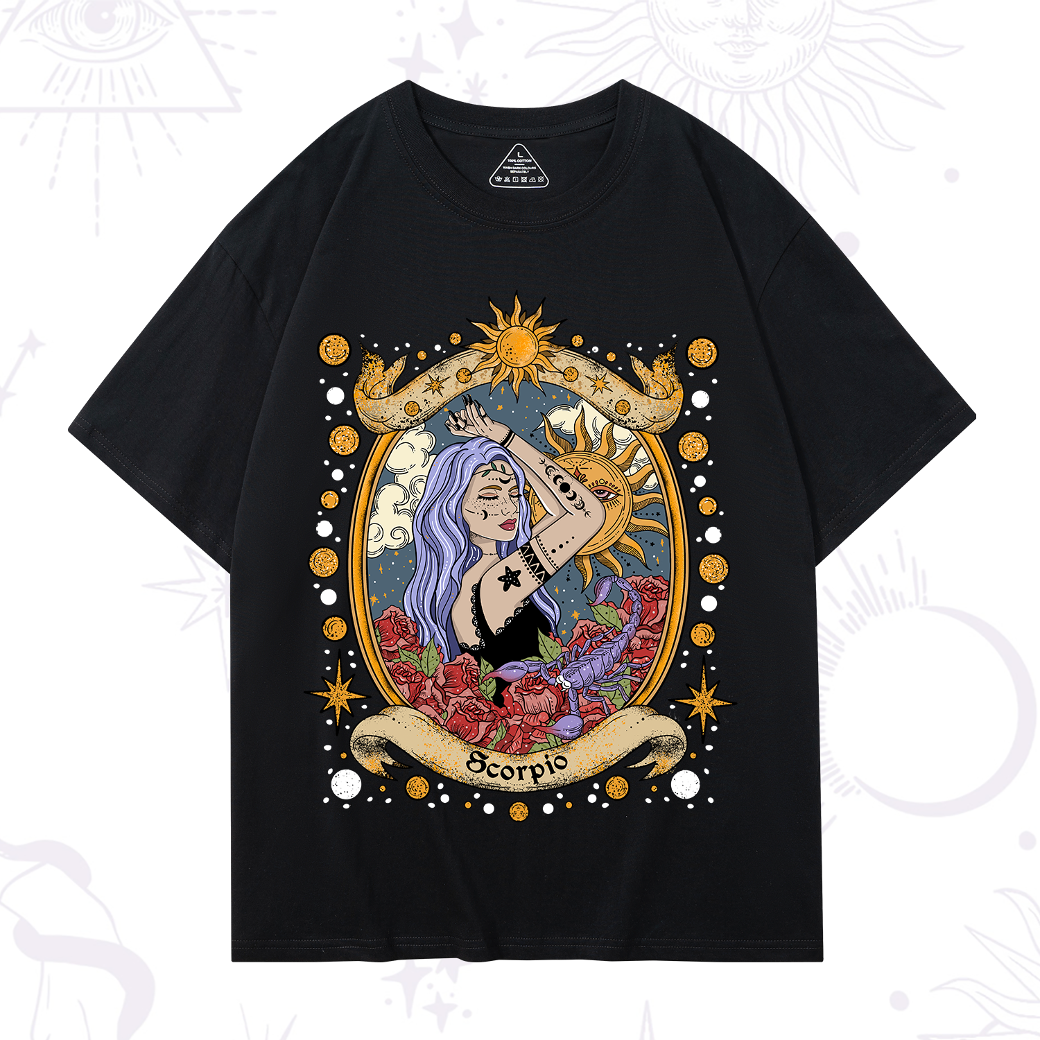 Purplehecate Scorpio Radiance Zodiac T-Shirt