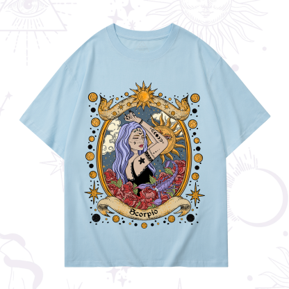 Purplehecate Scorpio Radiance Zodiac T-Shirt
