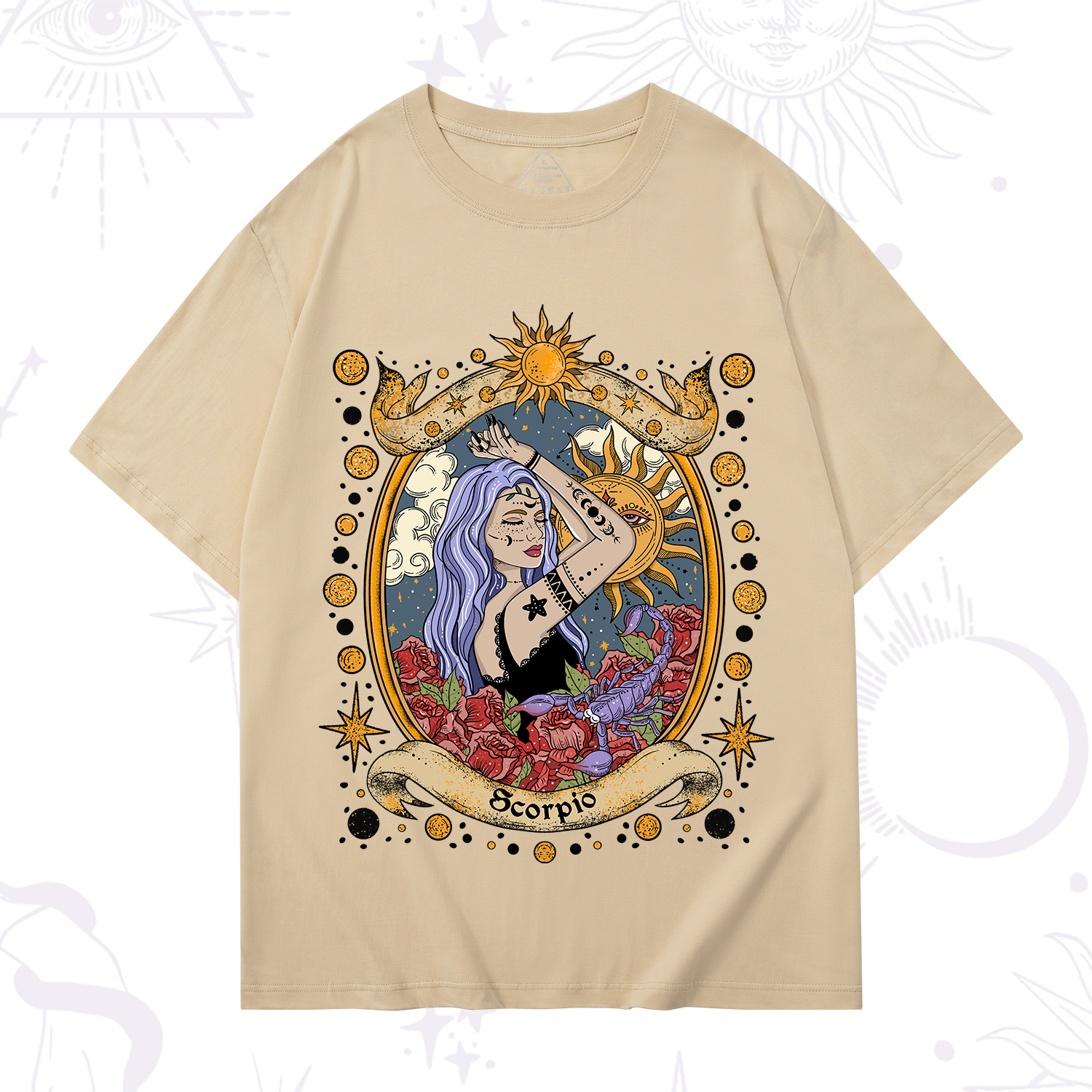 Purplehecate Scorpio Radiance Zodiac T-Shirt