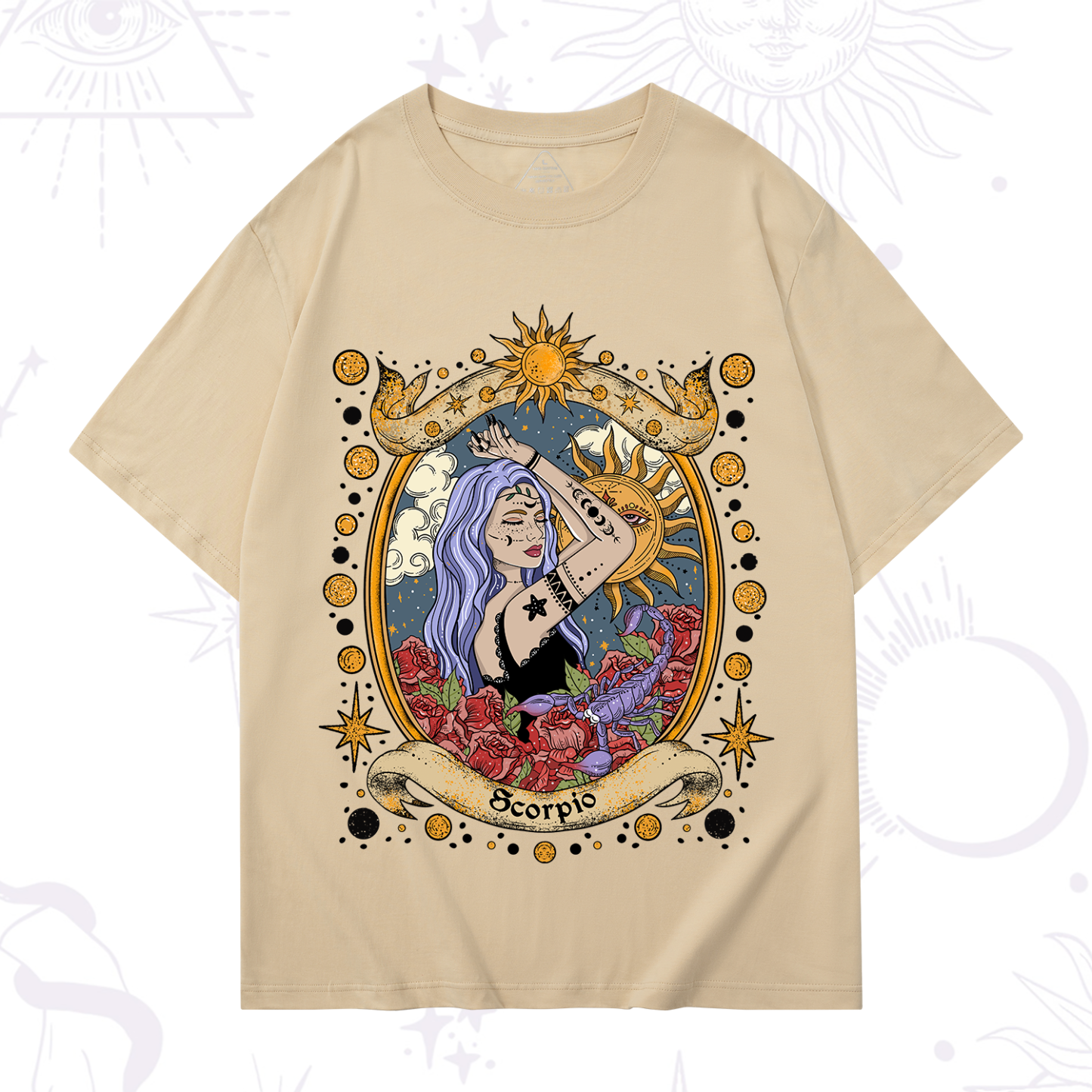 Purplehecate Scorpio Radiance Zodiac T-Shirt