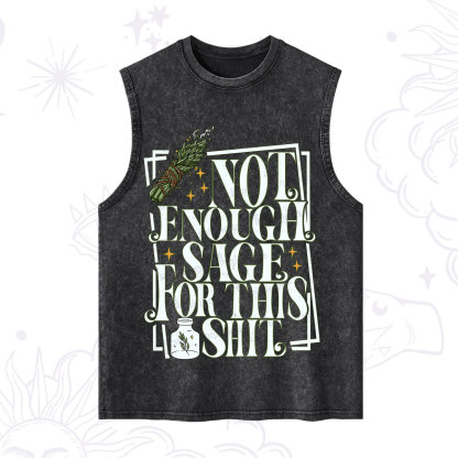 Purplehecate  Smudge for This Shit Washed Tank