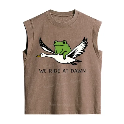 Purplehecate We Ride at Dawn Vintage Washed Tank