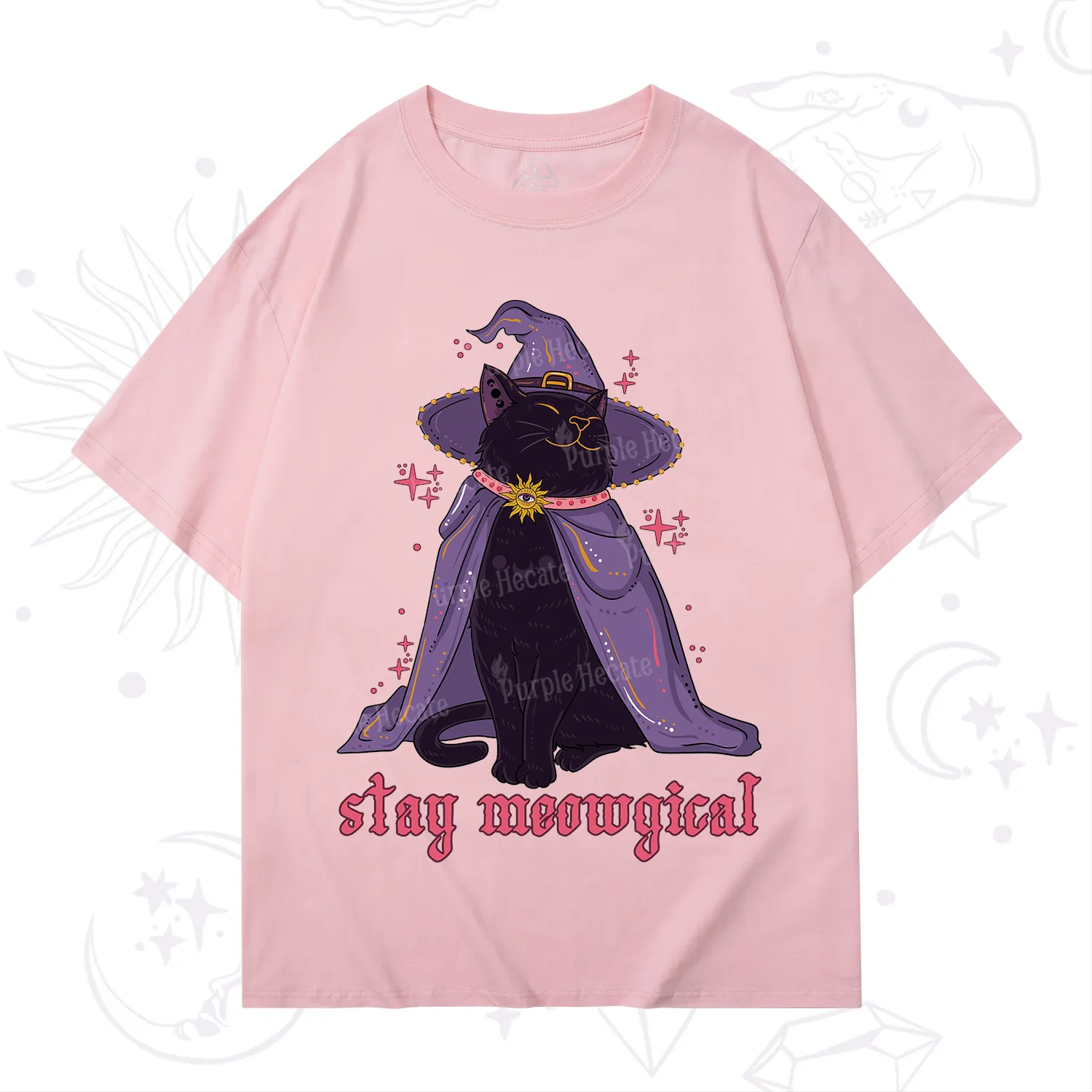 Purplehecate Stay Meowgical Cat T-Shirt