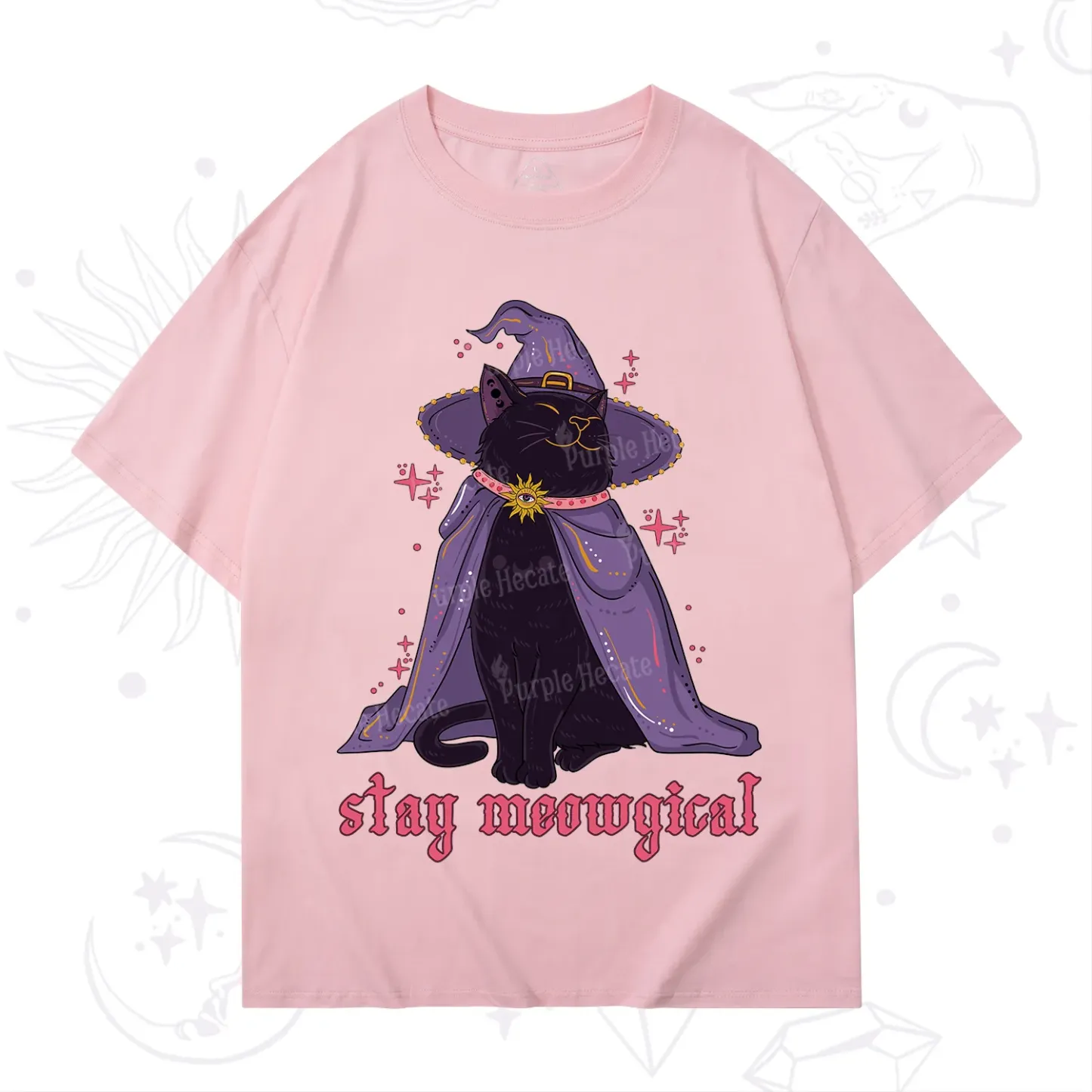 Purplehecate Stay Meowgical Cat T-Shirt