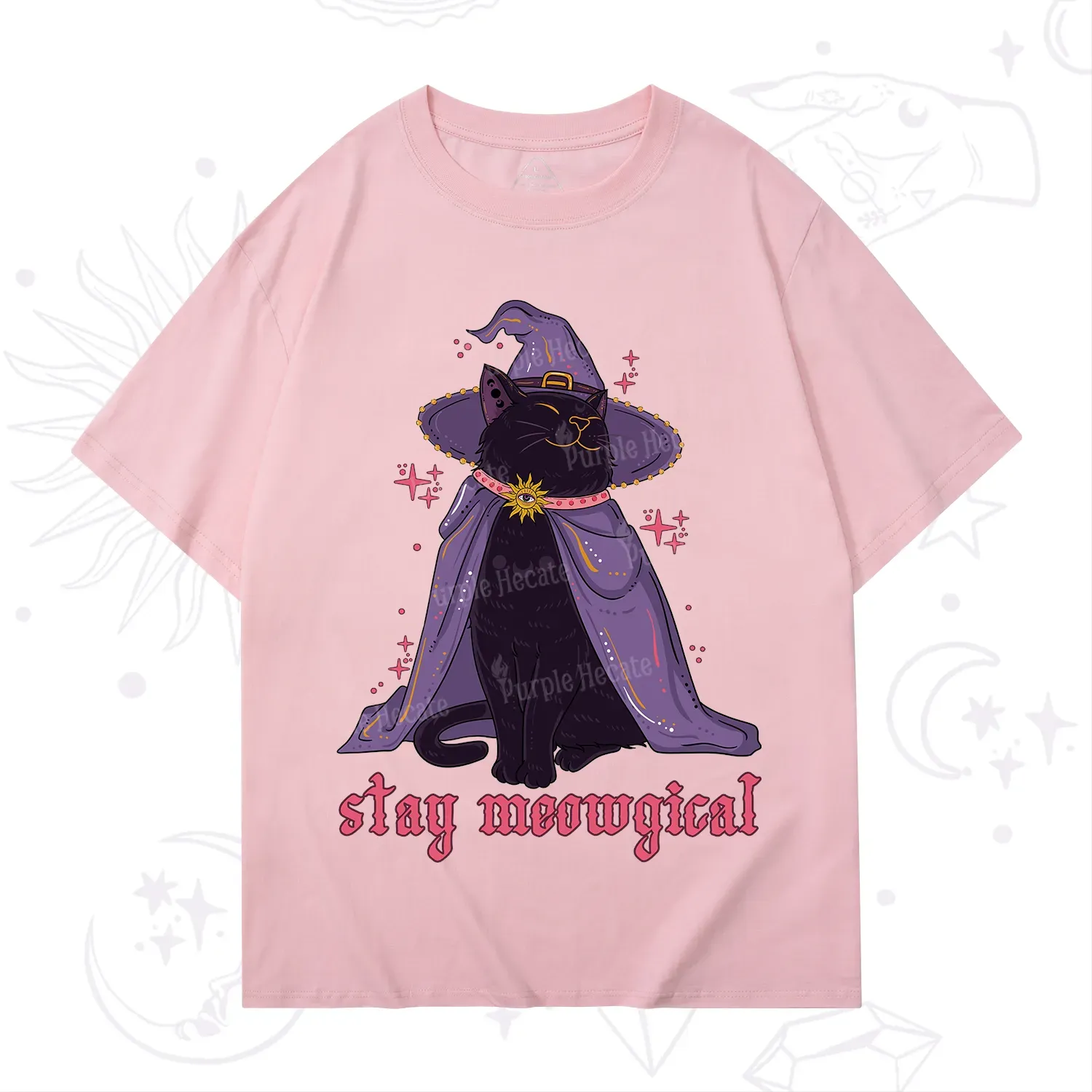 Purplehecate Stay Meowgical Cat T-Shirt