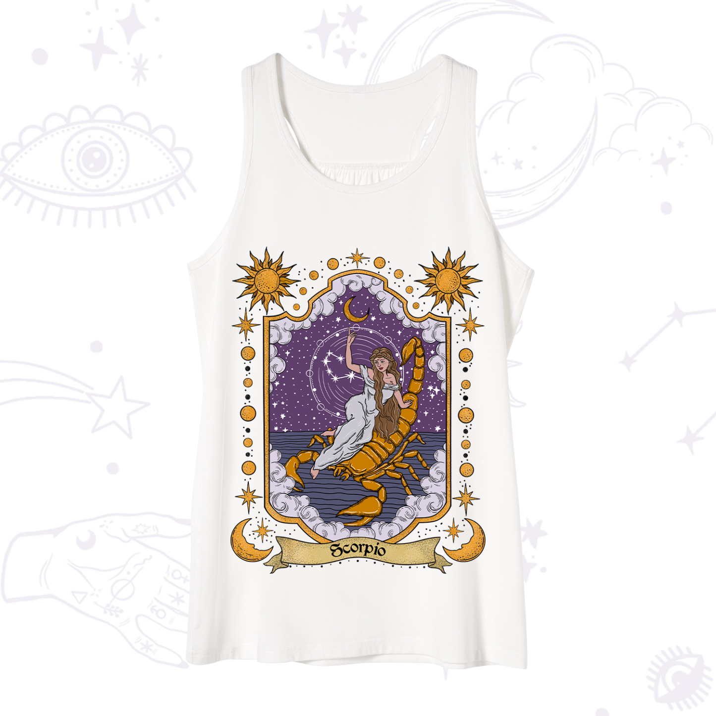 Purplehecate Scorpio Zodiac Tank