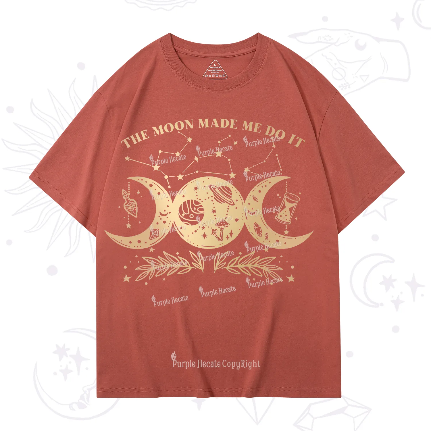 Purplehecate The Moon Made Me Do Itd T-Shirt