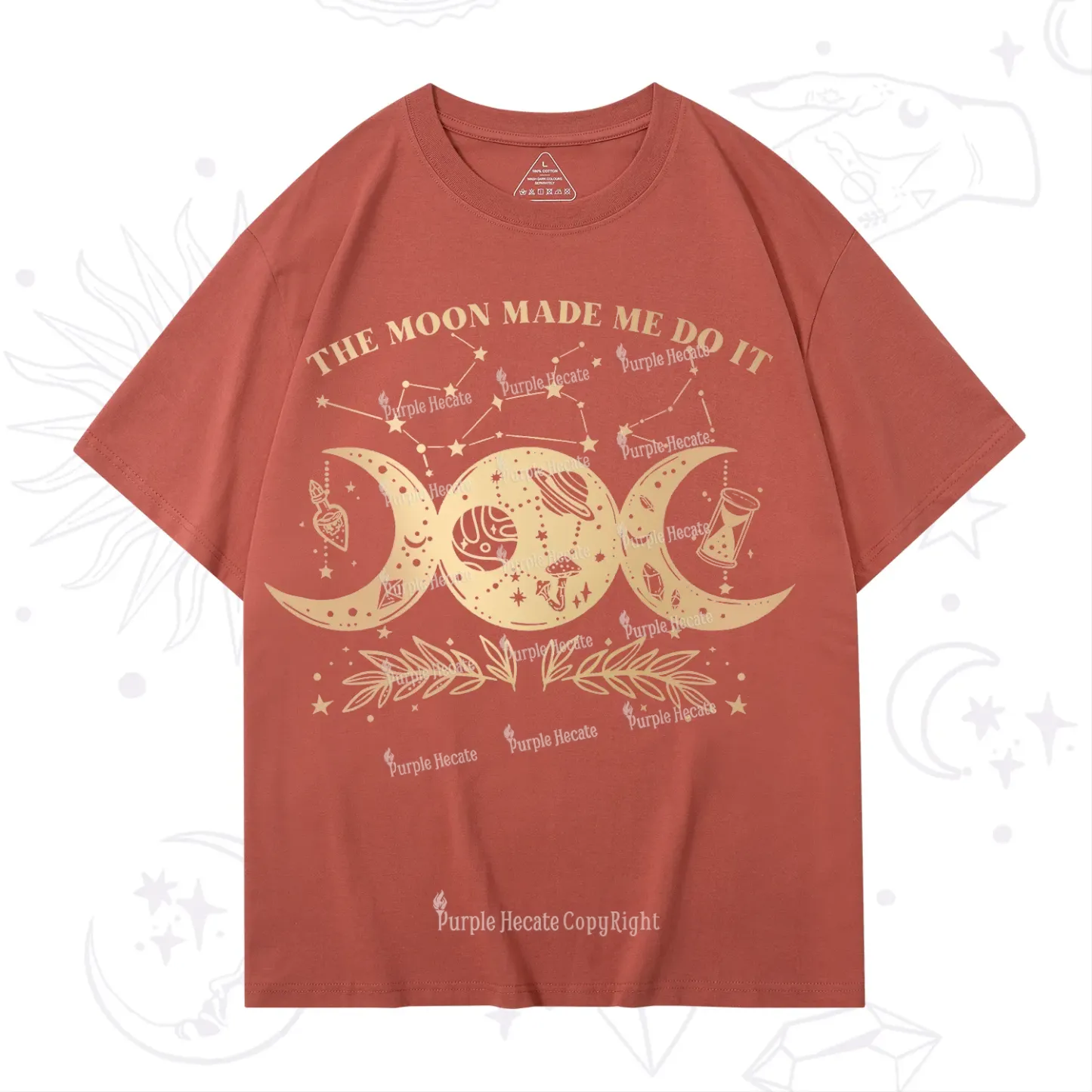 Purplehecate The Moon Made Me Do Itd T-Shirt