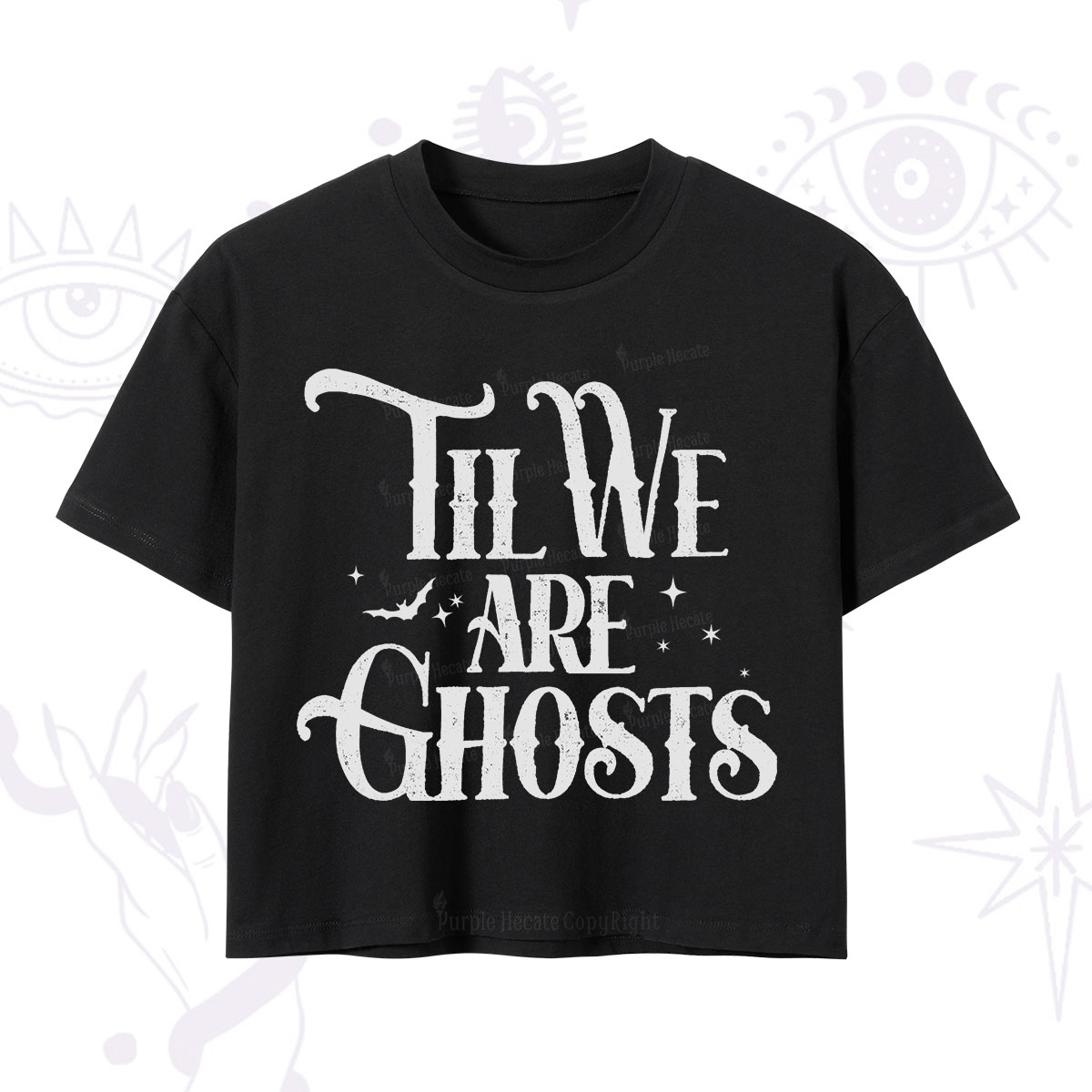 Purplehecate Til We Are Ghosts Crop T-Shirt