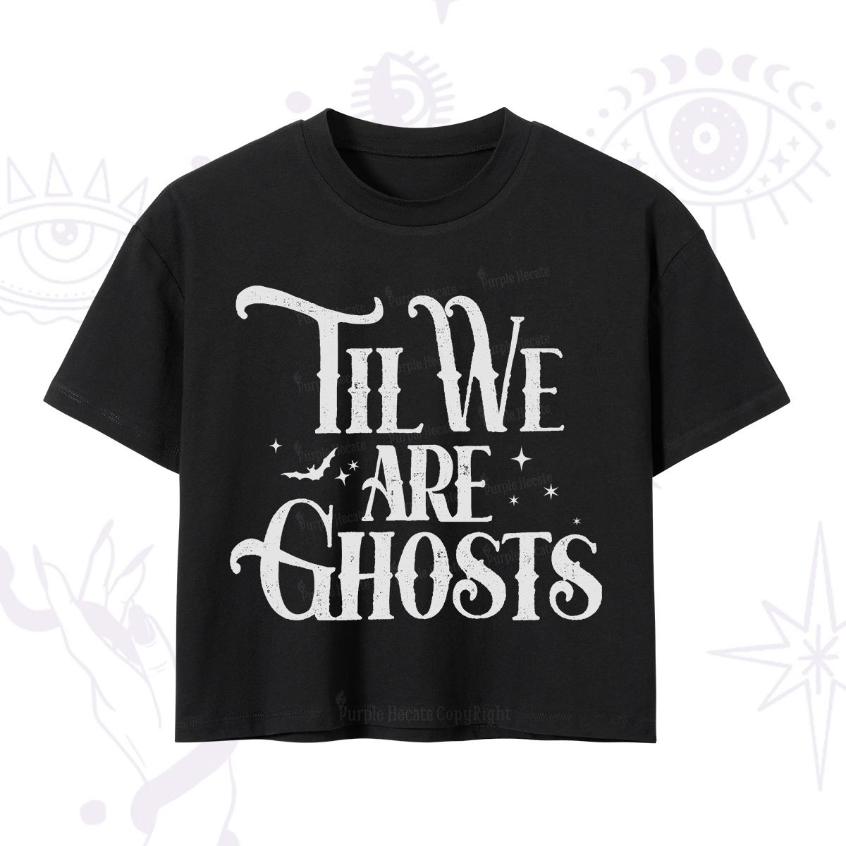 Purplehecate Til We Are Ghosts Crop T-Shirt