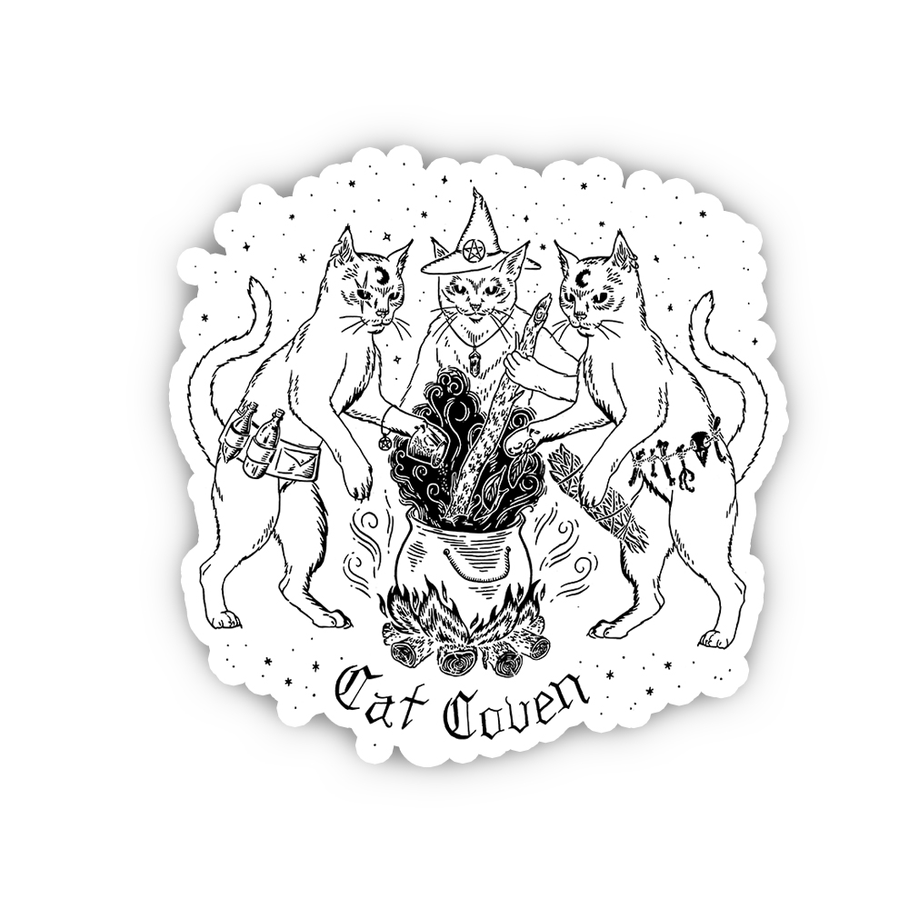 Purplehecate Cat Coven Sticker