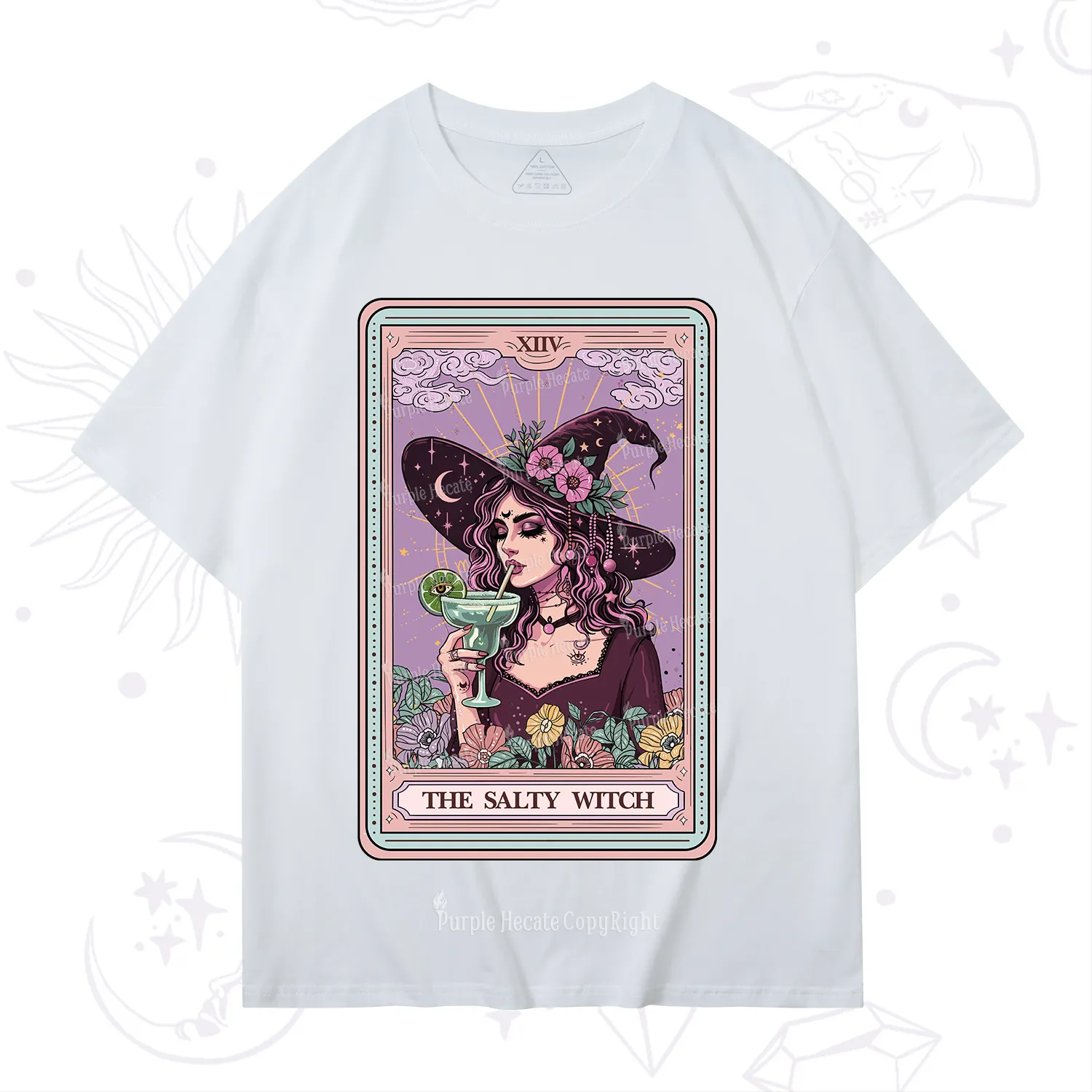 Purplehecate The Salty Witch Tarot T-Shirt