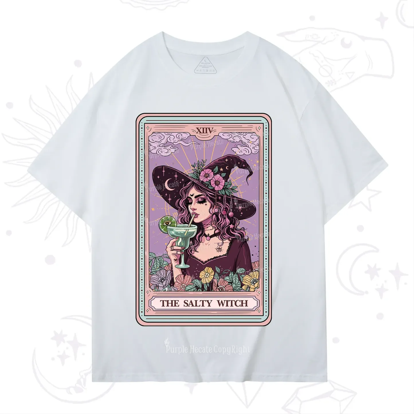 Purplehecate The Salty Witch Tarot T-Shirt
