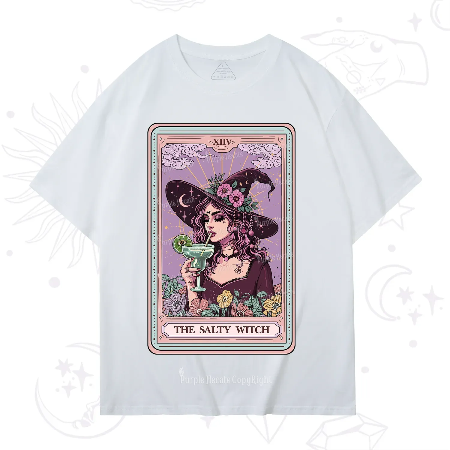 Purplehecate The Salty Witch Tarot T-Shirt