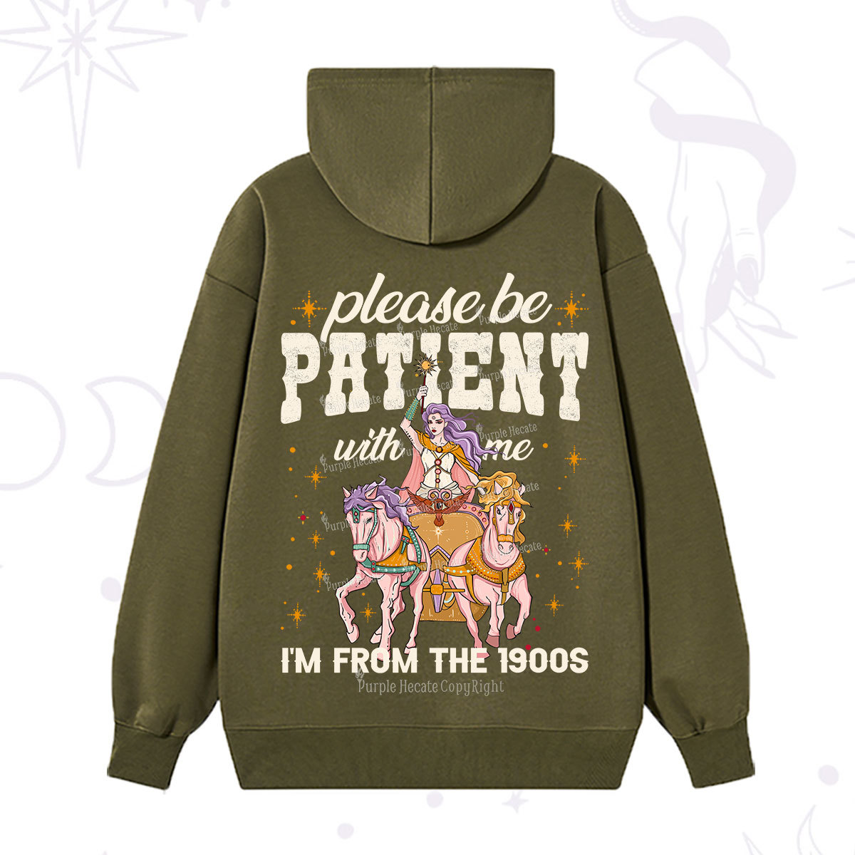 Purplehecate Please Be Patient With Me I'm From The 1900s Hoodie