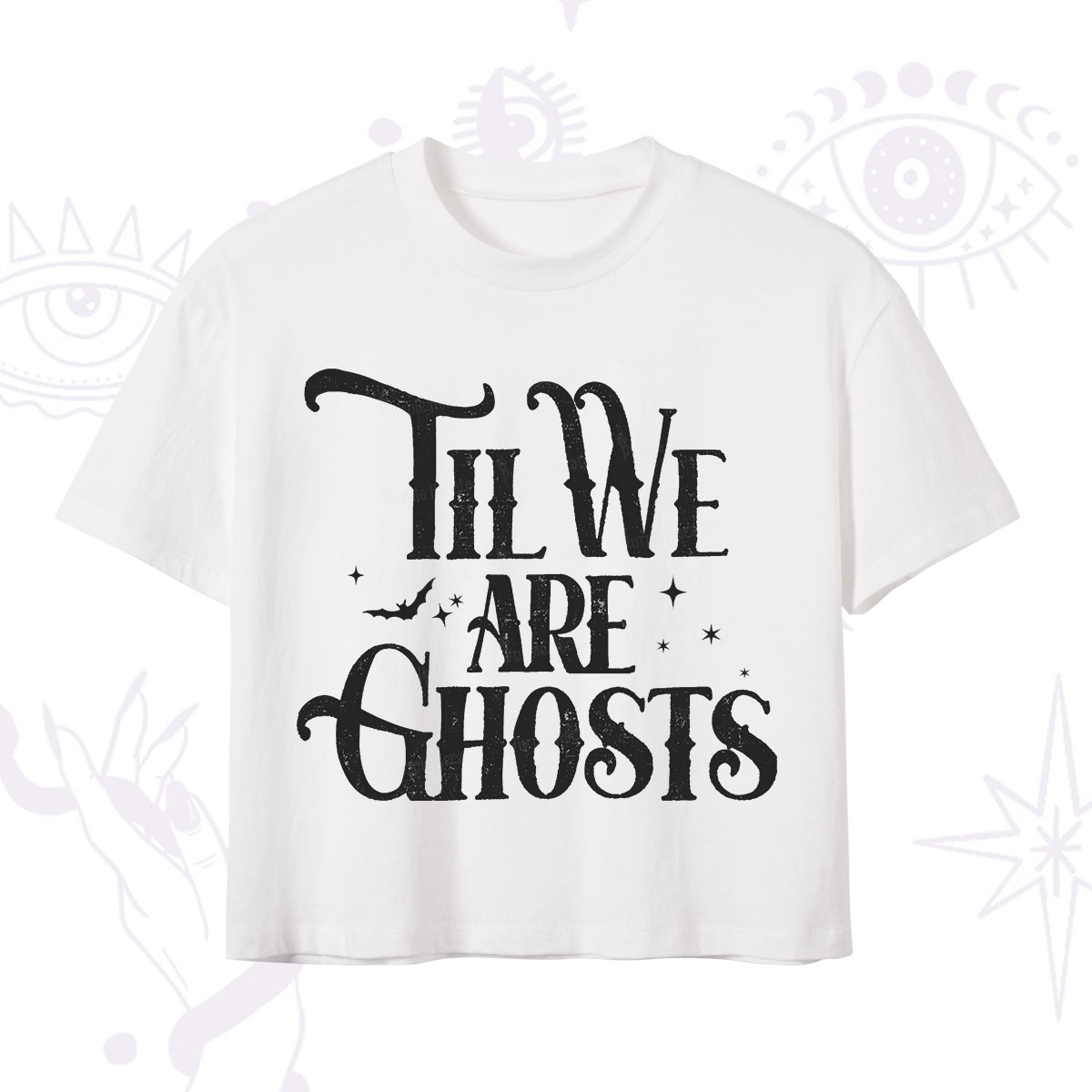 Purplehecate Til We Are Ghosts Crop T-Shirt