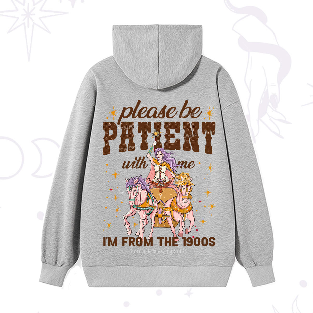 Purplehecate Please Be Patient With Me I'm From The 1900s Hoodie