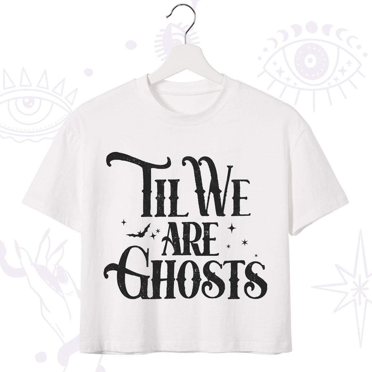 Purplehecate Til We Are Ghosts Crop T-Shirt