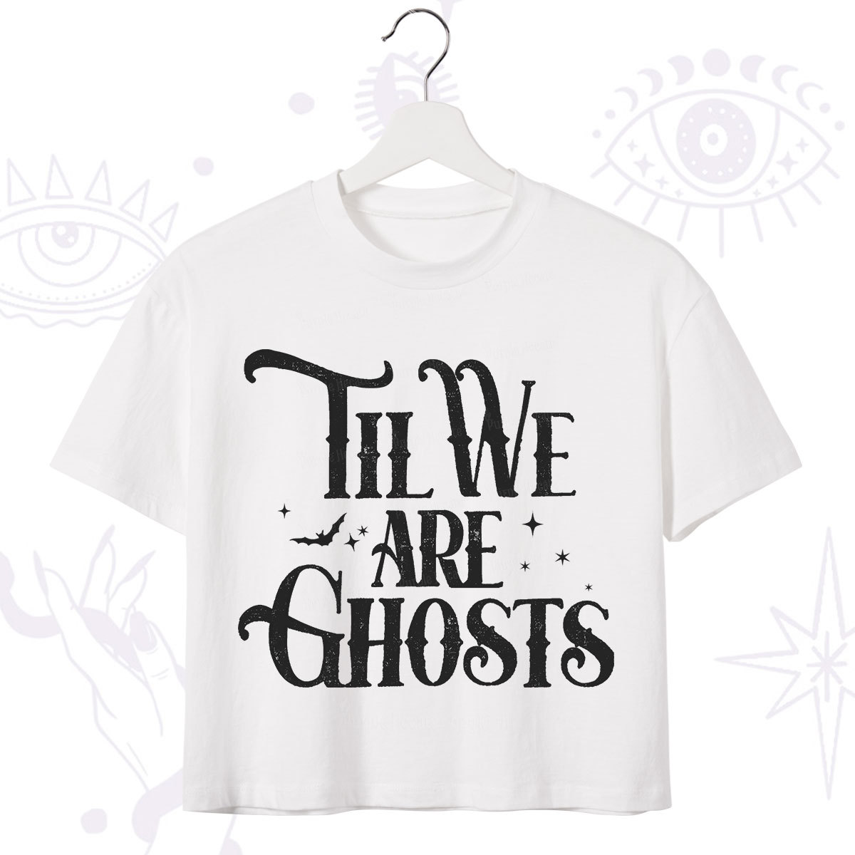Purplehecate Til We Are Ghosts Crop T-Shirt