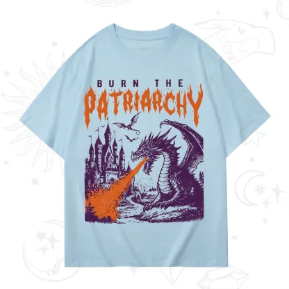 Purplehecate Burn the Patriarchy Dragon T-Shirt