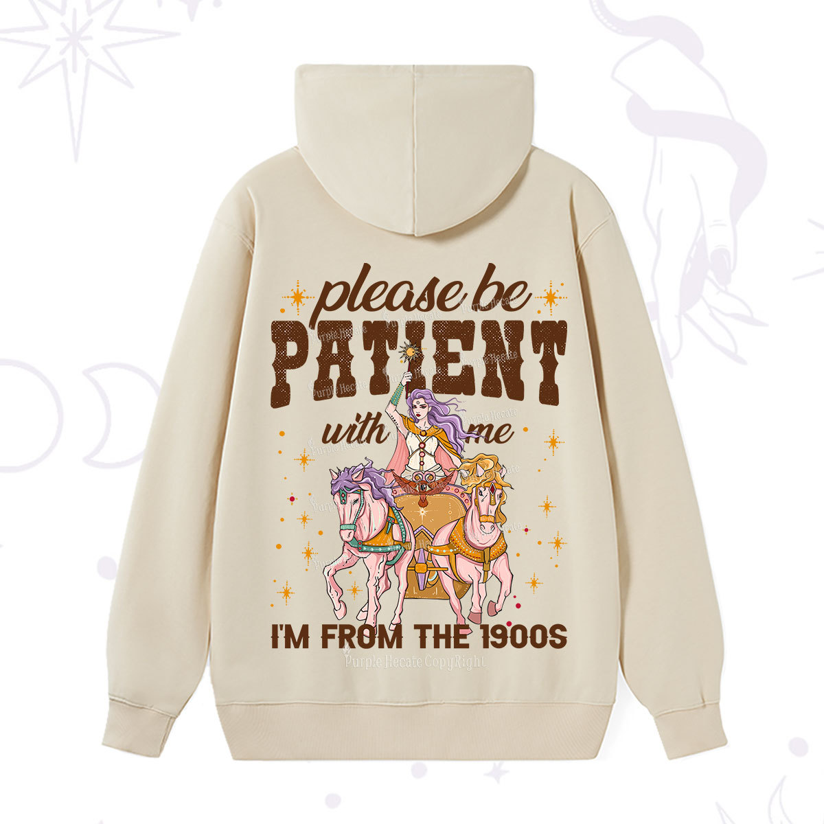 Purplehecate Please Be Patient With Me I'm From The 1900s Hoodie