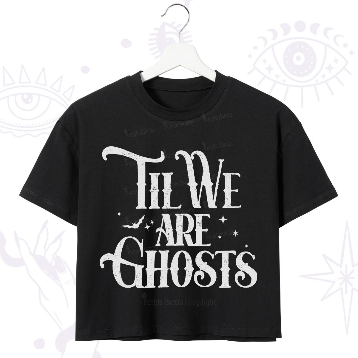 Purplehecate Til We Are Ghosts Crop T-Shirt