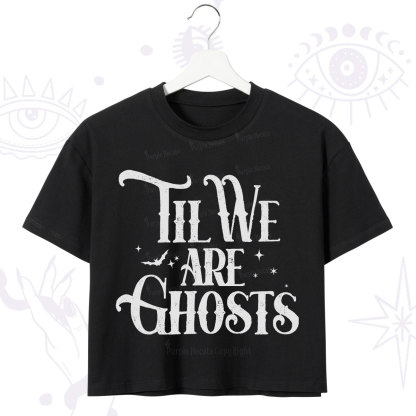 Purplehecate Til We Are Ghosts Crop T-Shirt