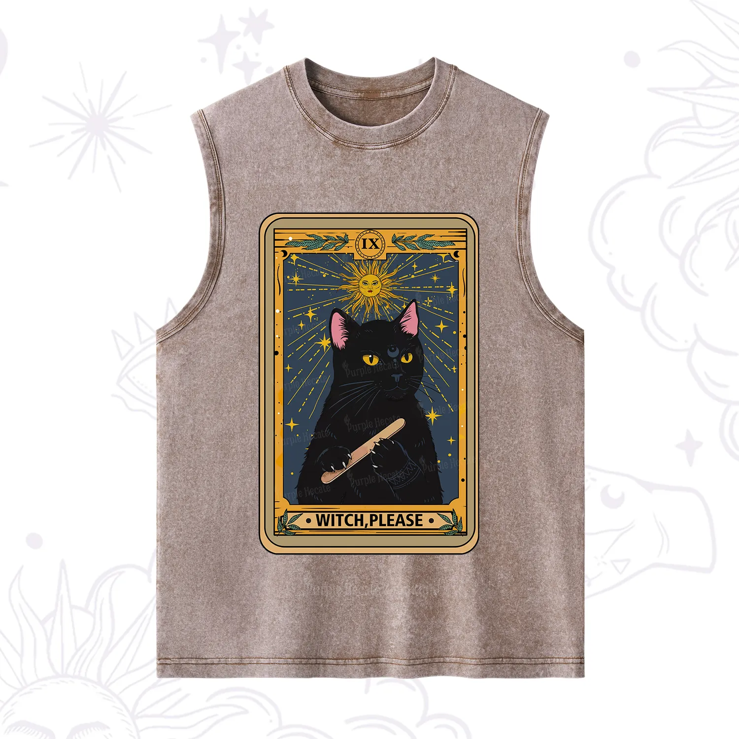 Purplehecate The Witch Please Tarot Washed Tank