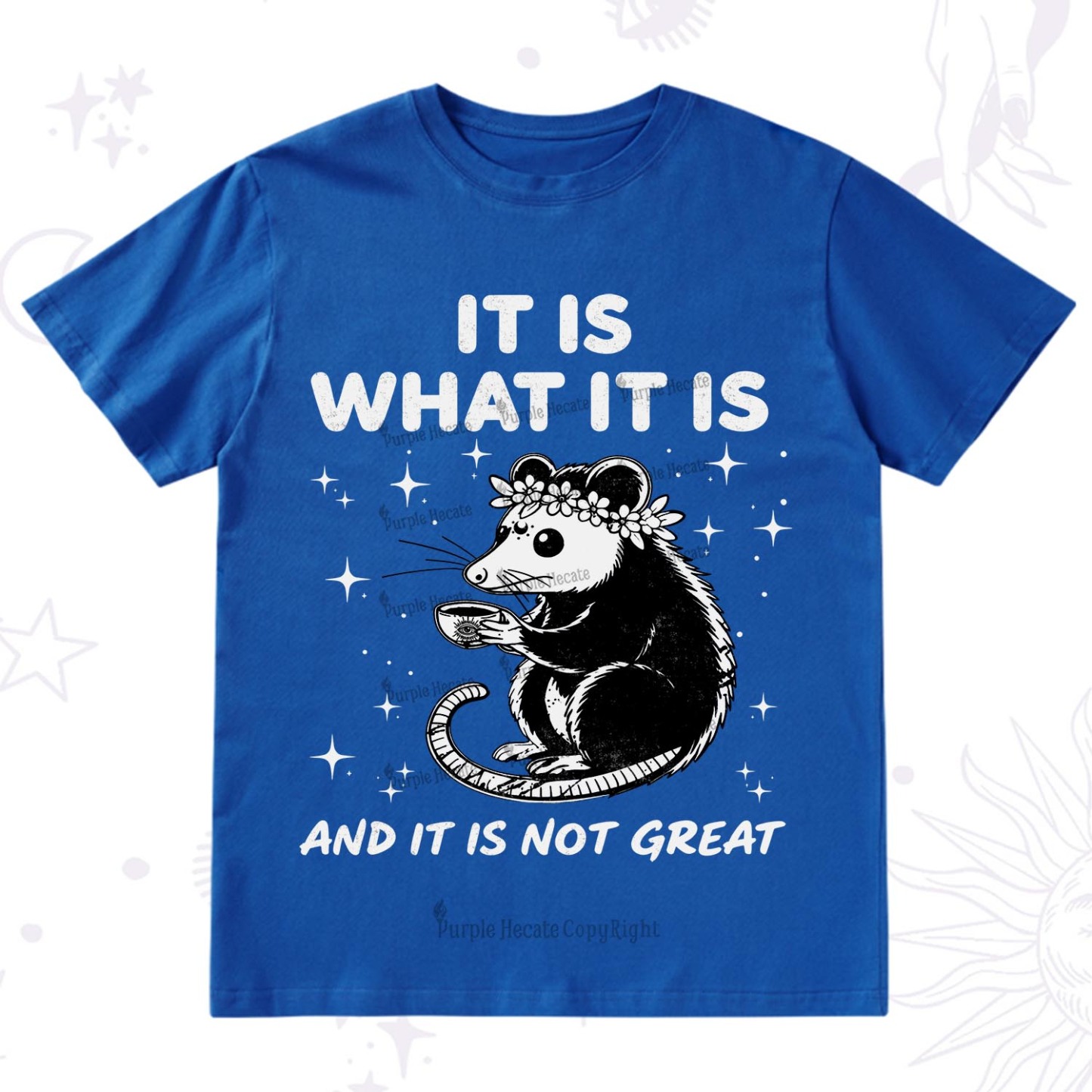 Purplehecate Possum It Is What It Is T-Shirt