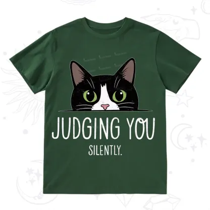 Purplehecate Cute Cat Judging You Silently T-Shirt