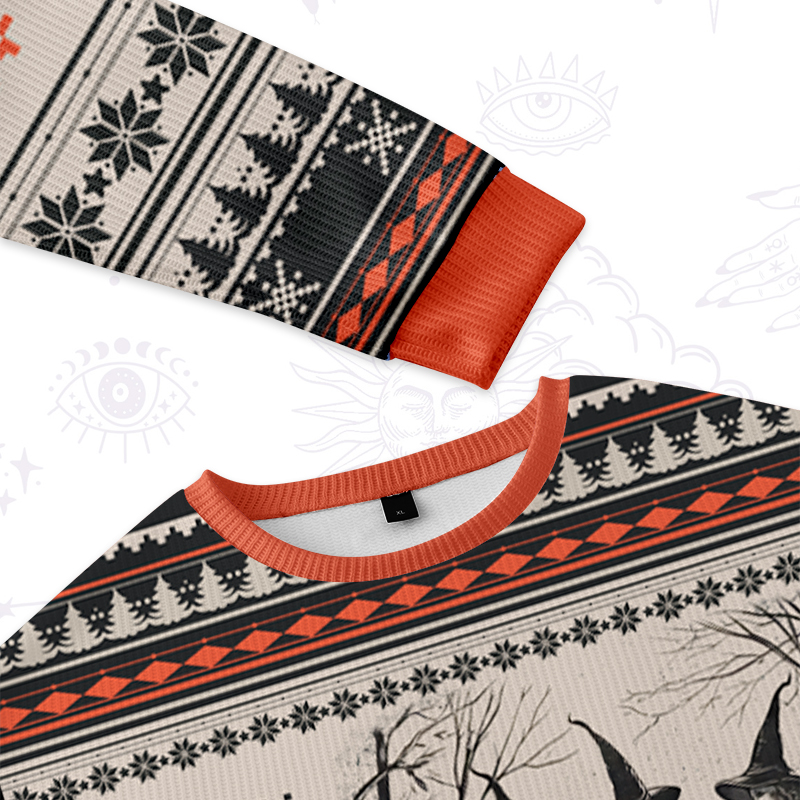 Purplehecate Girls Will Be Girls Witch Ugly Christmas Sweatshirts