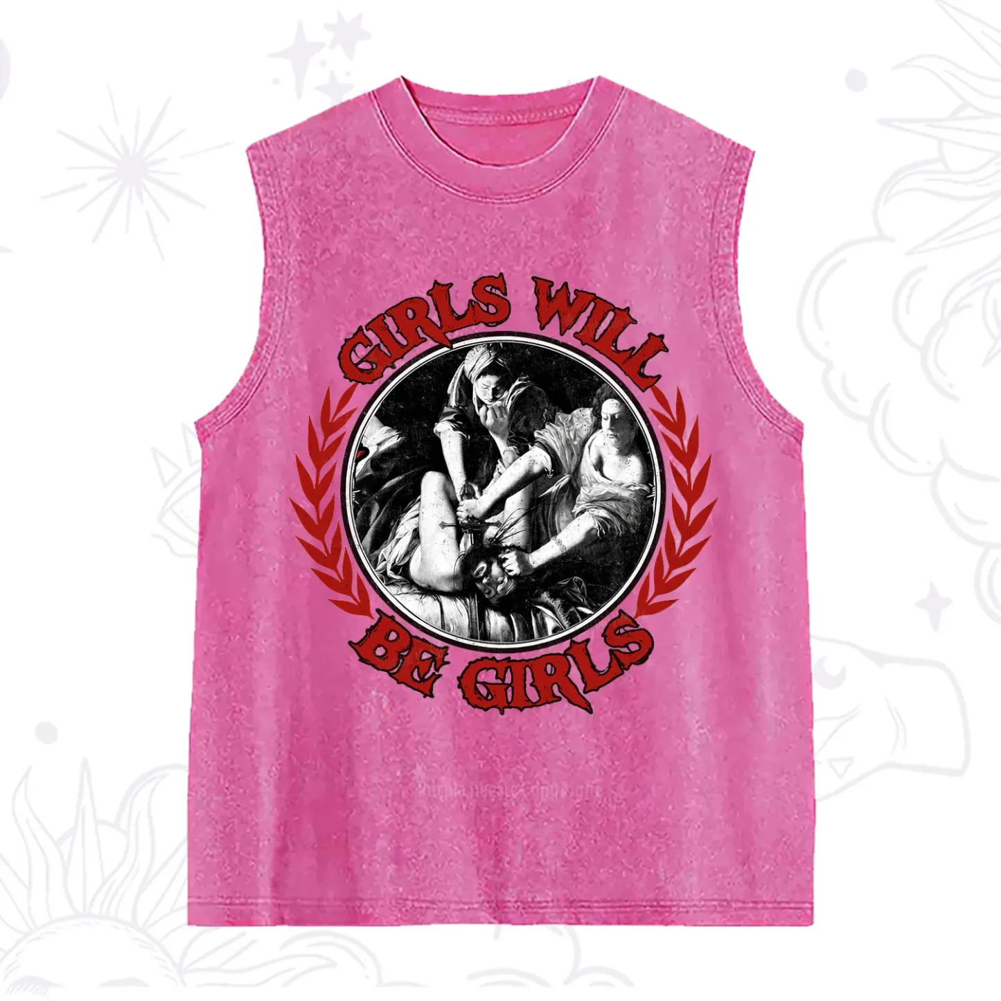 Purplehecate Girls Will Be Girls Witch Washed Tank