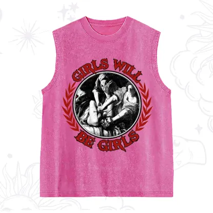 Purplehecate Girls Will Be Girls Witch Washed Tank