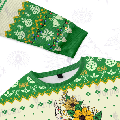 Purplehecate The Zero Of Fucks Ugly Christmas Sweatshirts