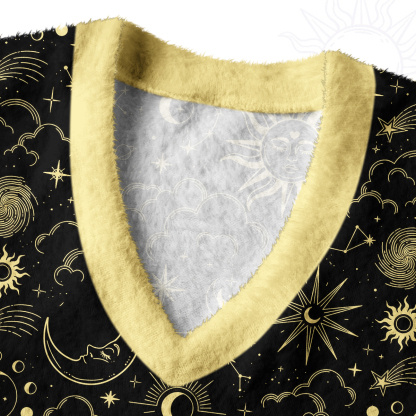 Purplehecate Mysterious Star & Moon Ugly Sweater Vest