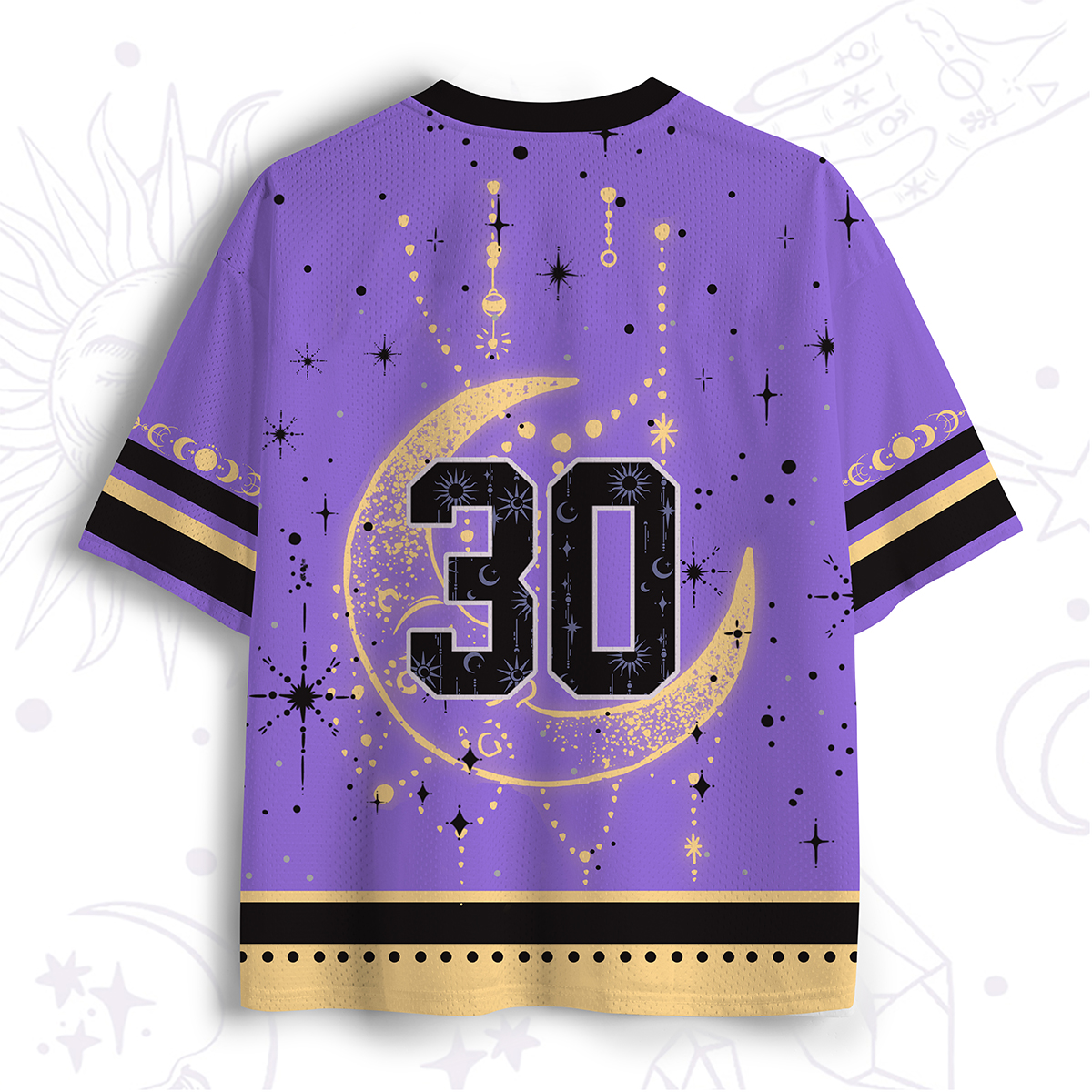 Purplehecate Starry Eye Mesh Jersey