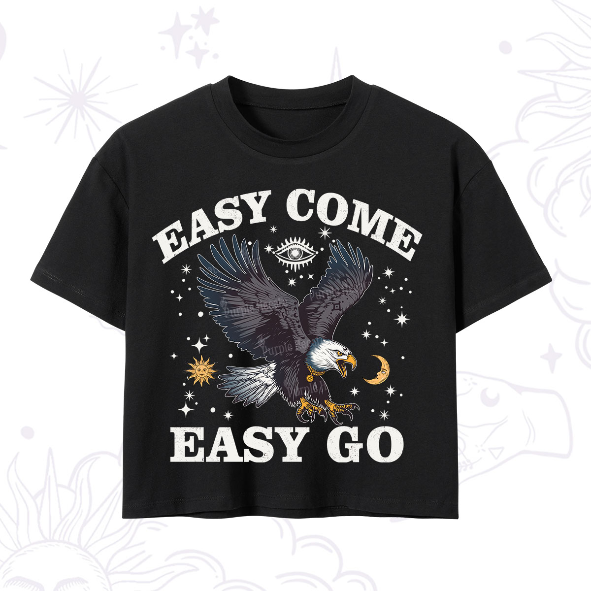 Purplehecate Easy Come Easy Go Crop T-Shirt