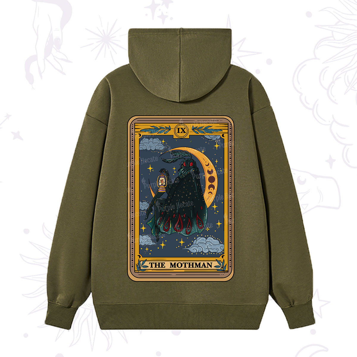 Purplehecate The Mothmen Tarot Hoodie
