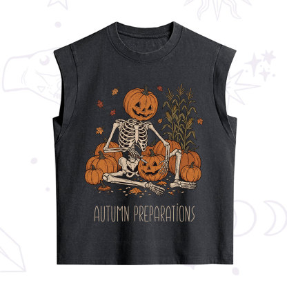 Purplehecate Witch Hat Pumpkin Vintage Washed Tank
