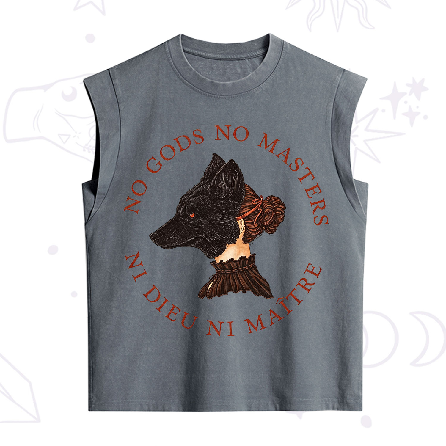 Purplehecate No Gods No Masters Vintage Washed Tank