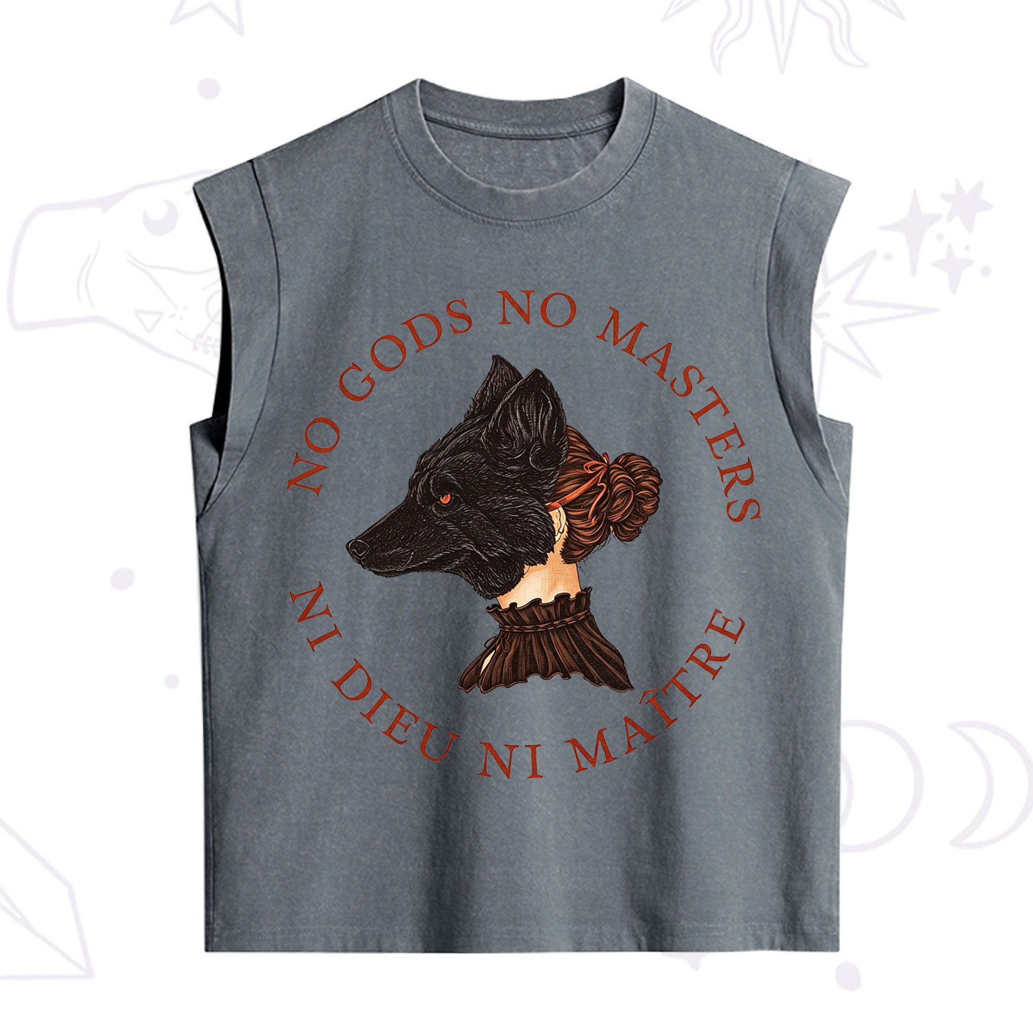Purplehecate No Gods No Masters Vintage Washed Tank