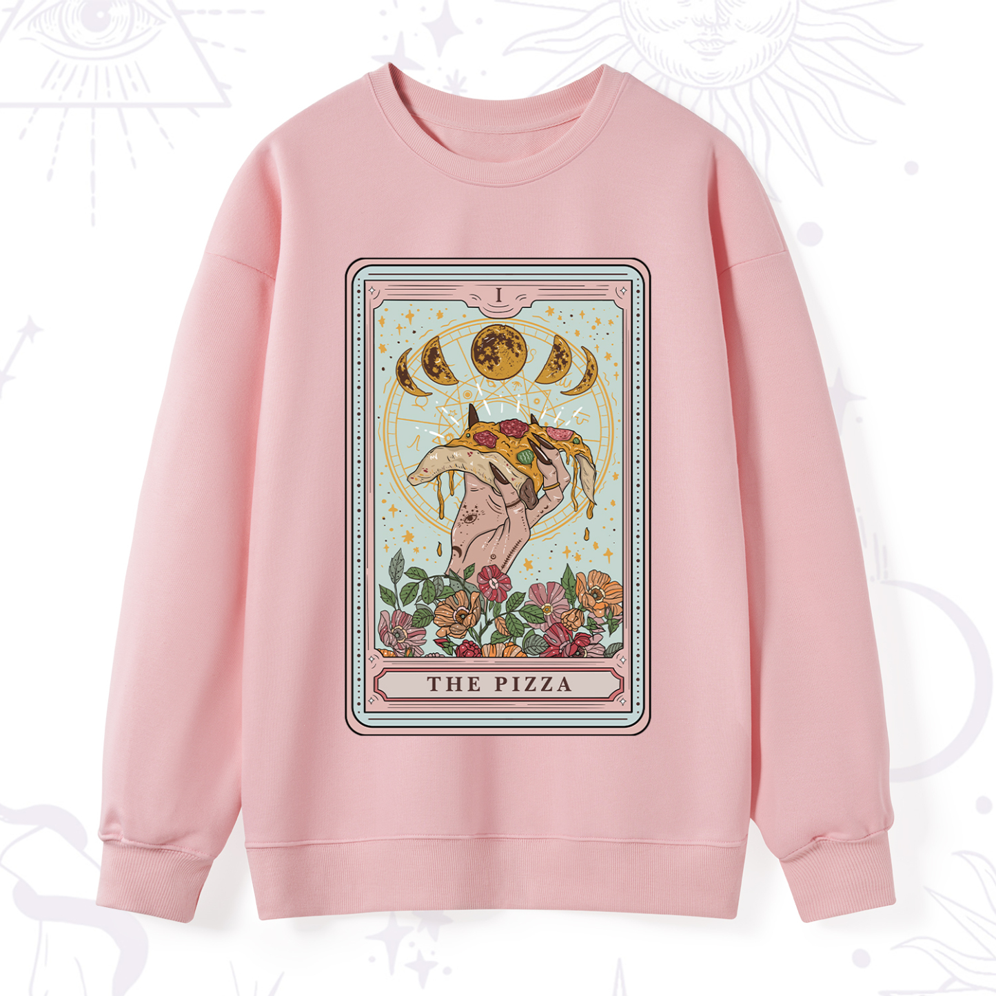 Purplehecate The Pizza Tarot Sweatshirt