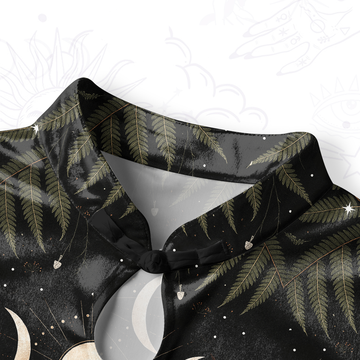 Purplehecate Moonlit Mushroom Gown Velvet Bodycon Dress