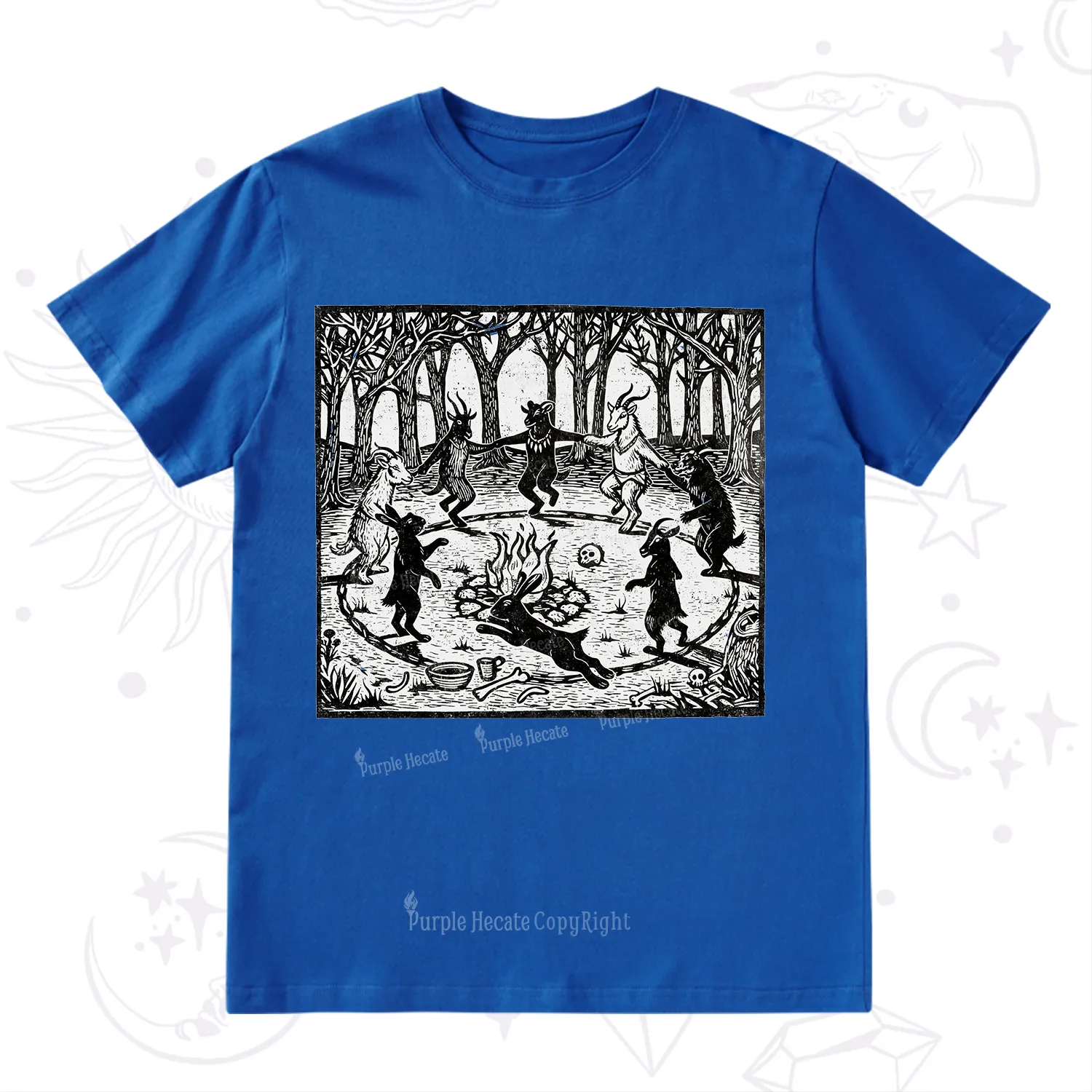 Purplehecate Woodland Rites of the Black Goat T-Shirt
