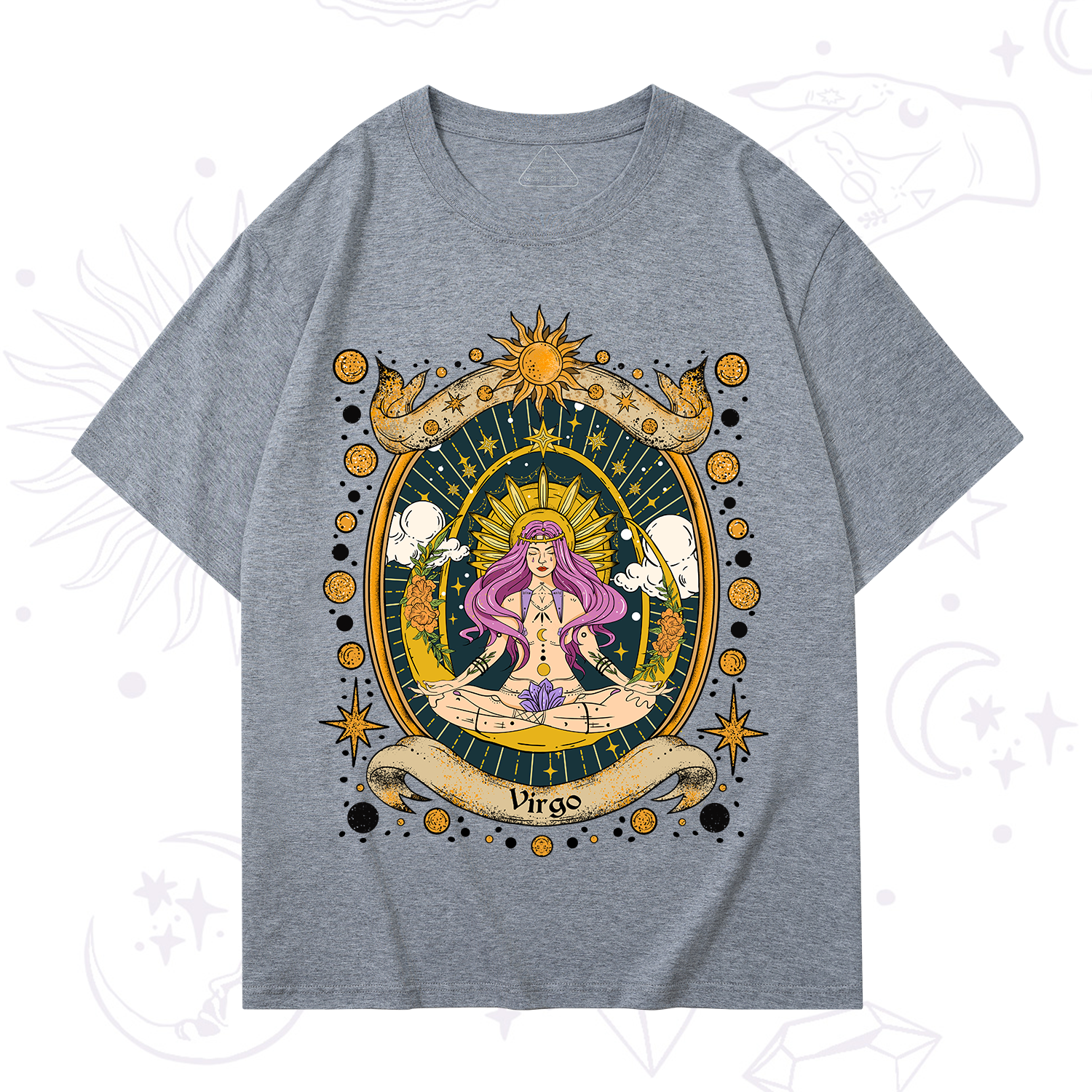 Purplehecate Virgo Radiance Zodiac T-Shirt