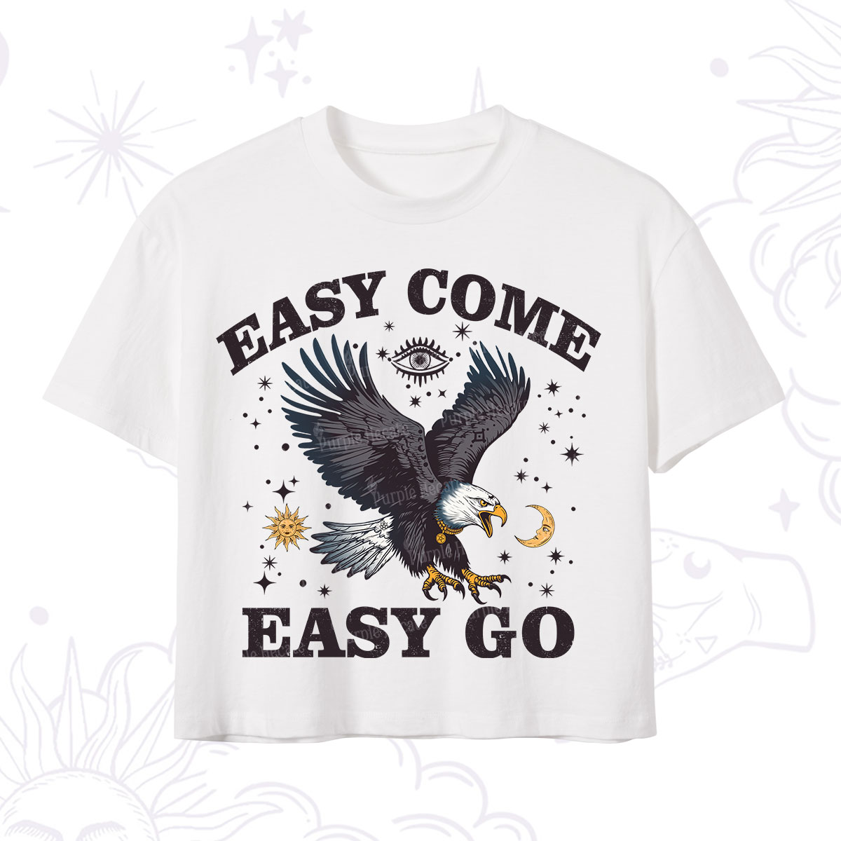 Purplehecate Easy Come Easy Go Crop T-Shirt