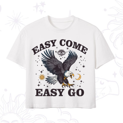 Purplehecate Easy Come Easy Go Crop T-Shirt