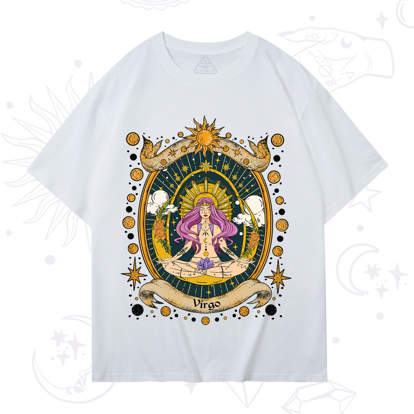 Purplehecate Virgo Radiance Zodiac T-Shirt
