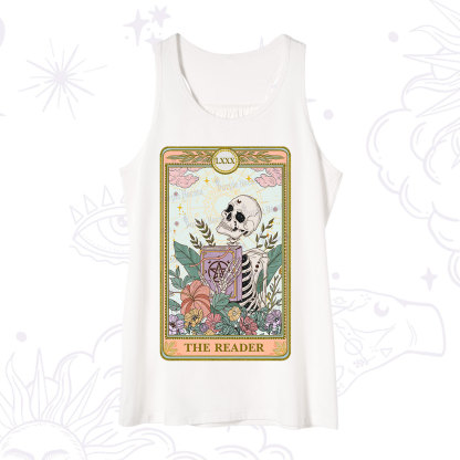 Purplehecate The Reader Occult Tarot Skeleton Tank